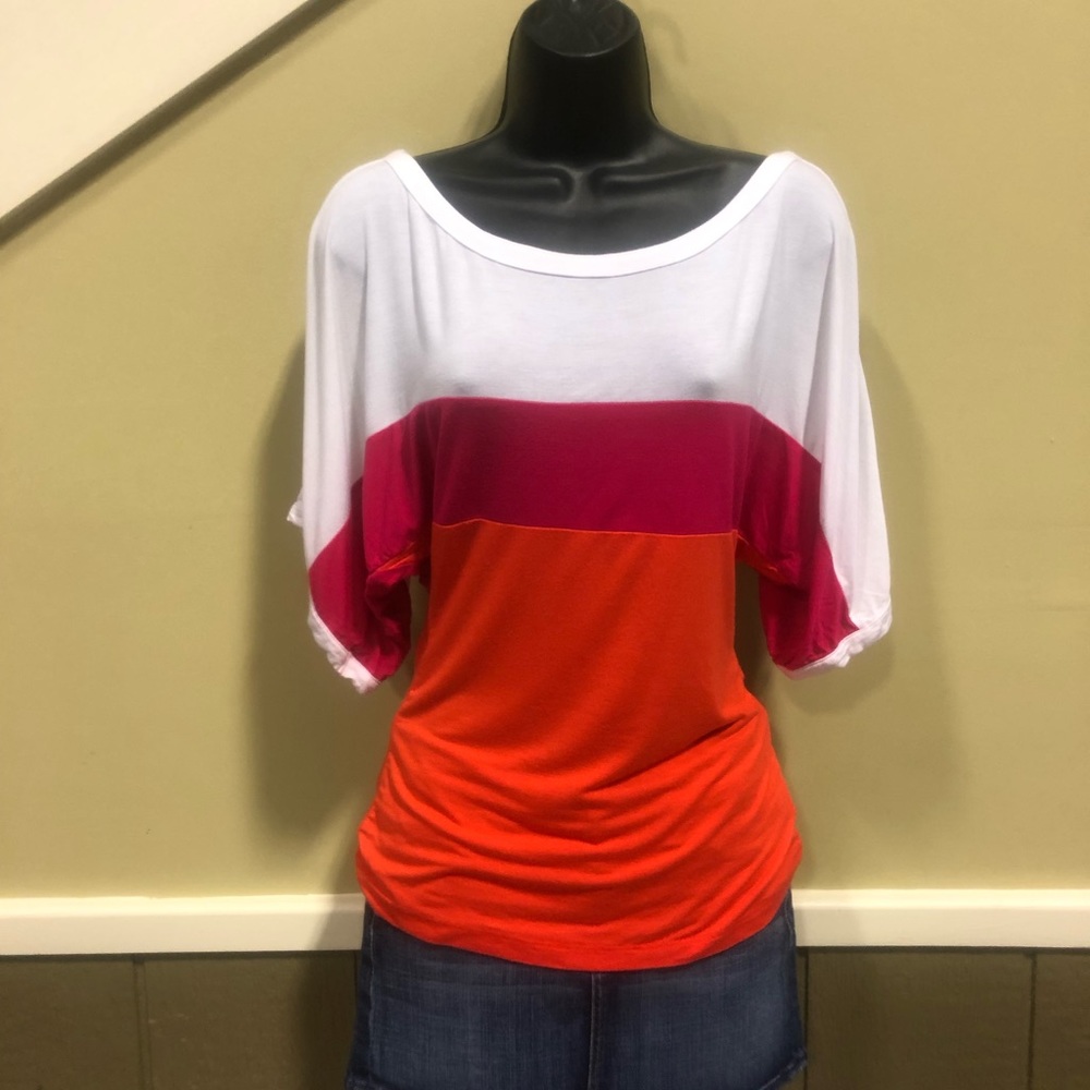 Bebe cold shoulder top